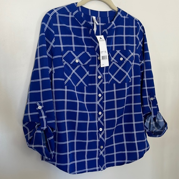 NY Collection Tops - 🎈3/$25🎈HP NWT NY Collection Petite Small Blouse